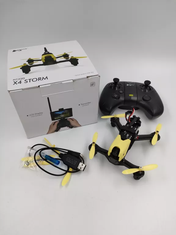 DRON WYŚCIGOWY HUBSAN H122D X4 STORM FPV GOGLE LC