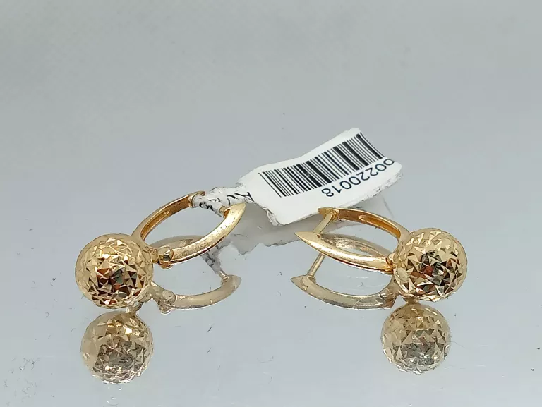 zlote-kolczyki-kulki-wiszace-pr585-rodzaj-wyrob-jubilerski