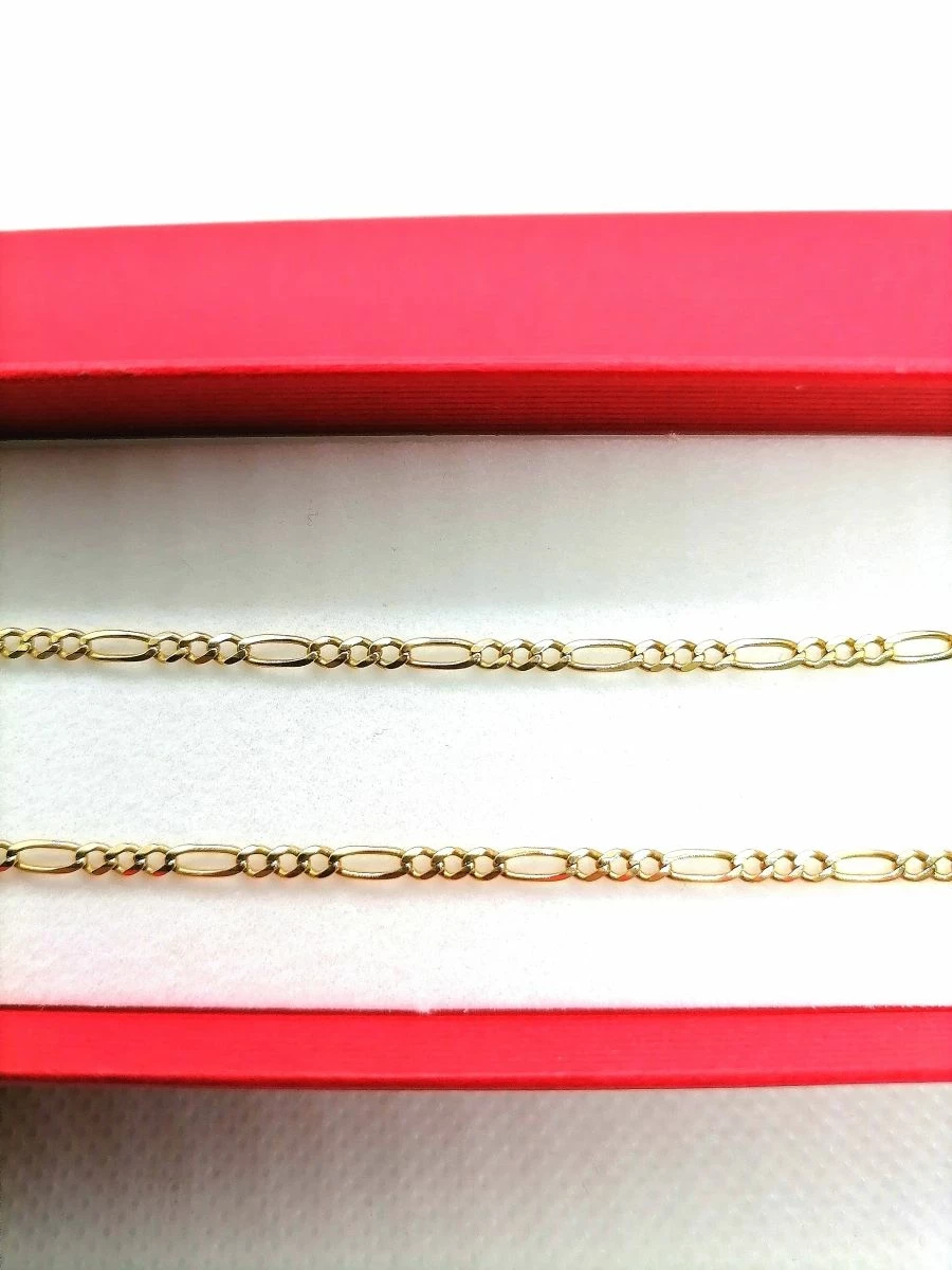 zloty-lancuszek-meski-figaro-proby-585-55cm-stan-uzywany