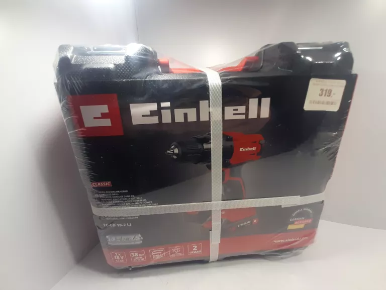 EINHELL TC-CD 18-2 LI WIERTARKO-WKRĘTARKA 2X1,5AH