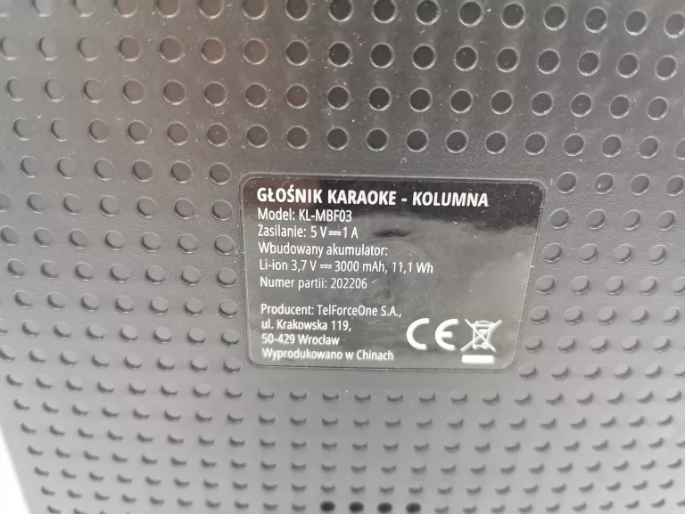 GŁOŚNIK HYKKER KL-MBF03