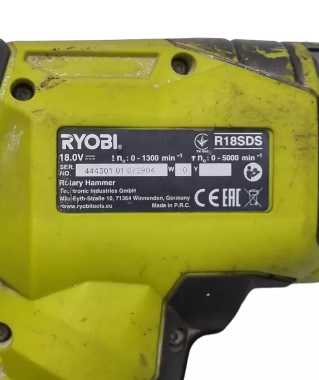 MŁOTOWIERTARKA RYOBI R18SDS