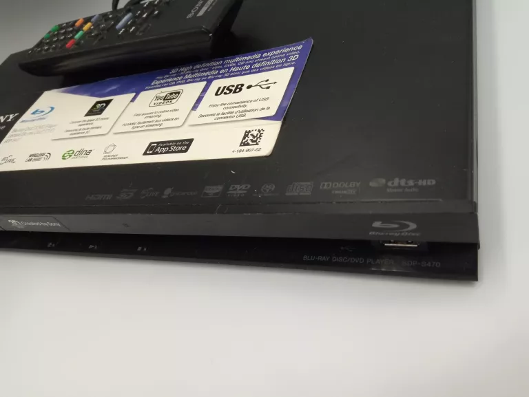 ODTWARZACZ BLU-RAY SONY BDP-S470 ZASILACZ PILOT