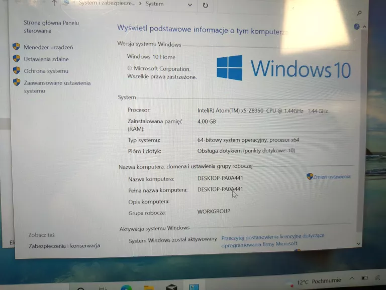 TABLET KRUGER & MATZ EDGE 1088 WINDOWS 4/64GB