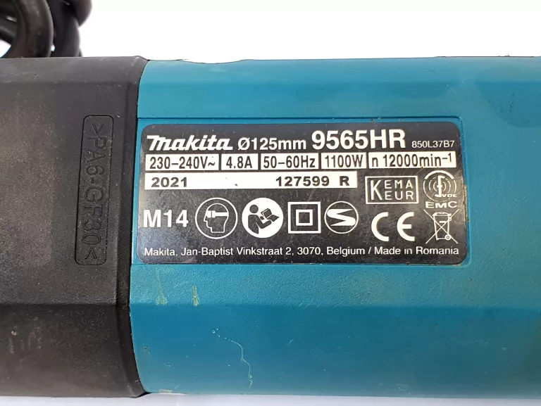 SZLIFIERKA KĄTOWA MAKITA 9565HR