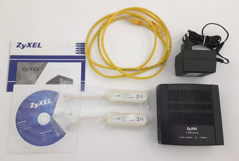 ROUTER-MODEM ZYXEL P-660R-D1 KOMPLET
