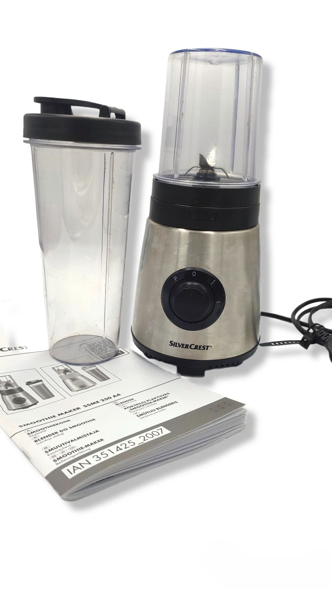 SILVERCREST BLENDER DO SMOOTHIE SSME 250 A4 Blendery kielichowe