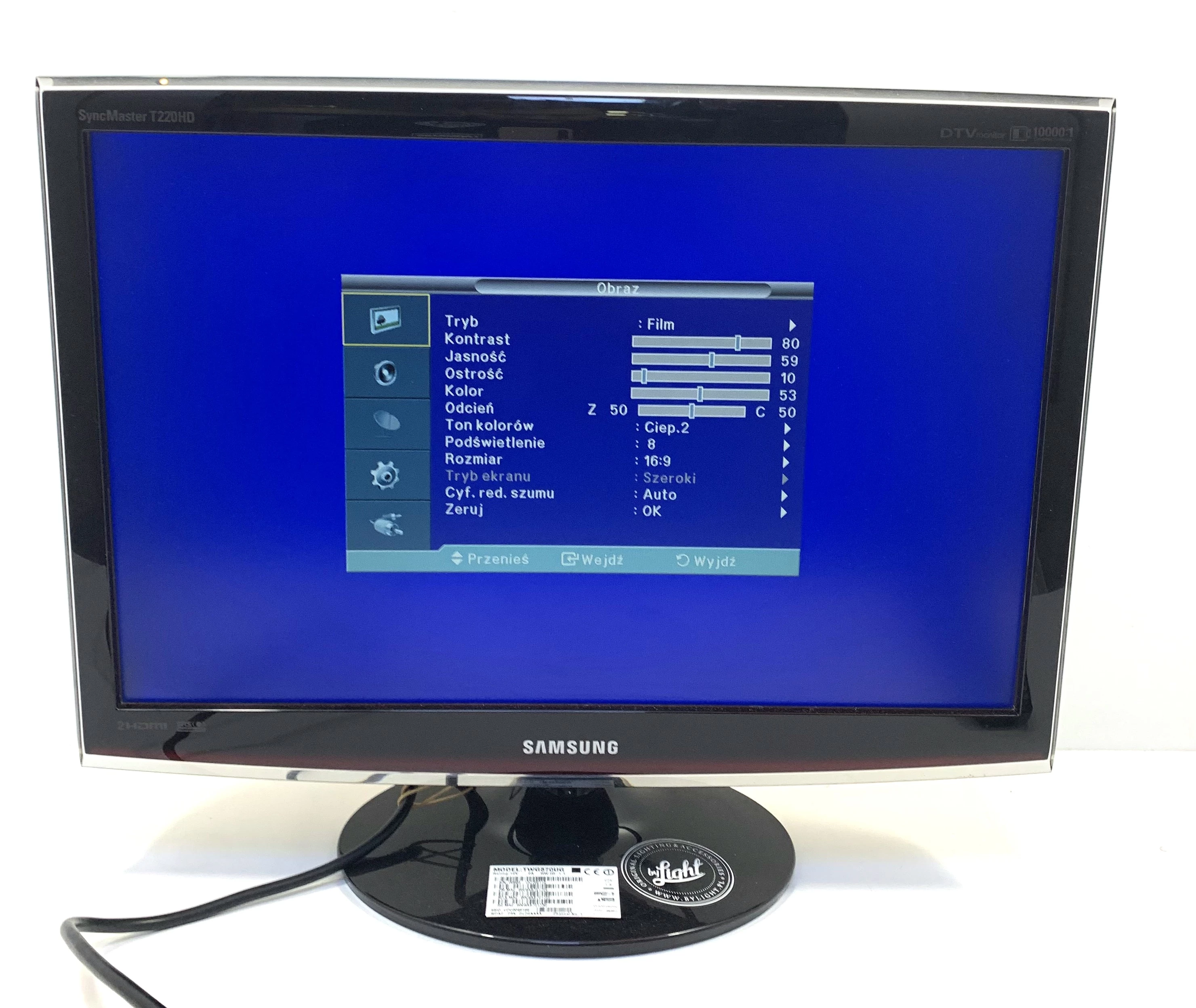 monitor-z-funkcja-telewizora-samsung-t220hd-rodzaj-podswietlania-lcd