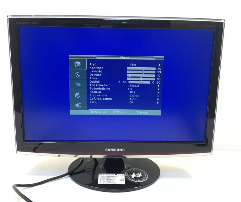 MONITOR Z FUNKCJĄ TELEWIZORA SAMSUNG T220HD