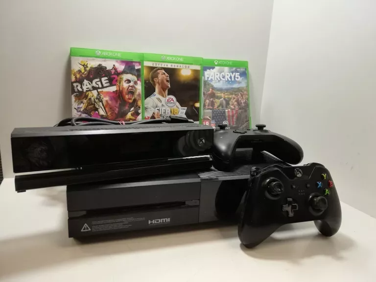 KONSOLA XBOX ONE KINNECT 2 PADY 3 GRY