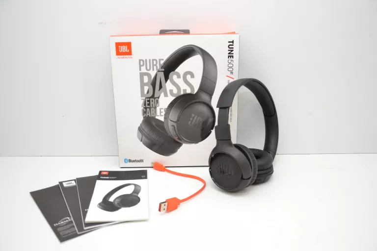 SŁUCHAWKI JBL HARMAS BT500 /KABEL, PUDEŁKO