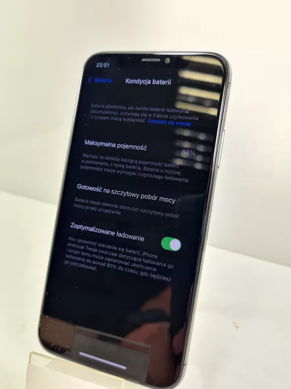 APPLE IPHONE X 64GB/88% #OPIS