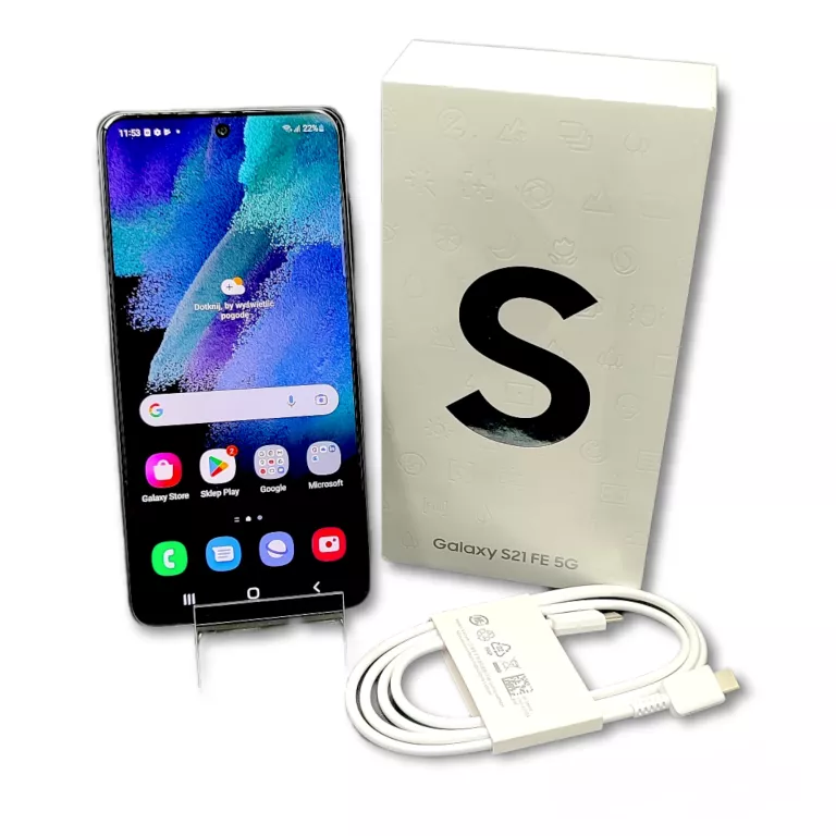 TELEFON SAMSUNG GALAXY S21FE 5G KOMPLET