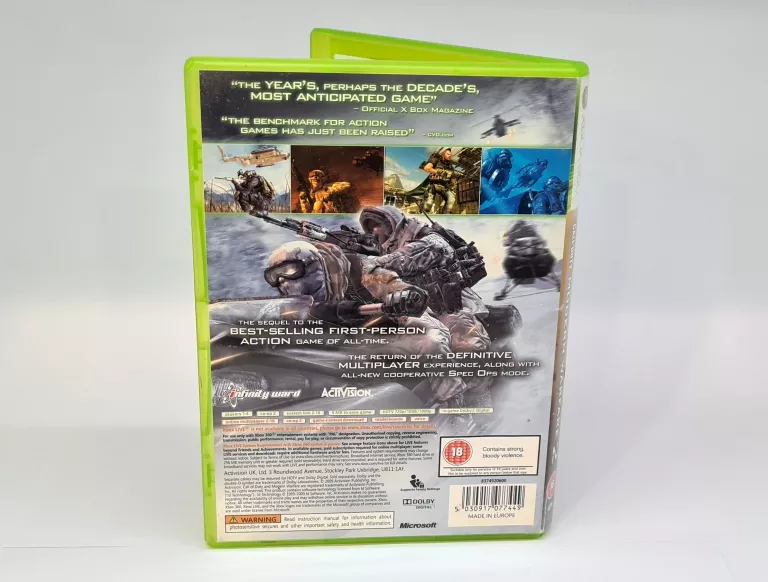 GRA XBOX 360 CALL OF DUTY MODERN WARFARE 2