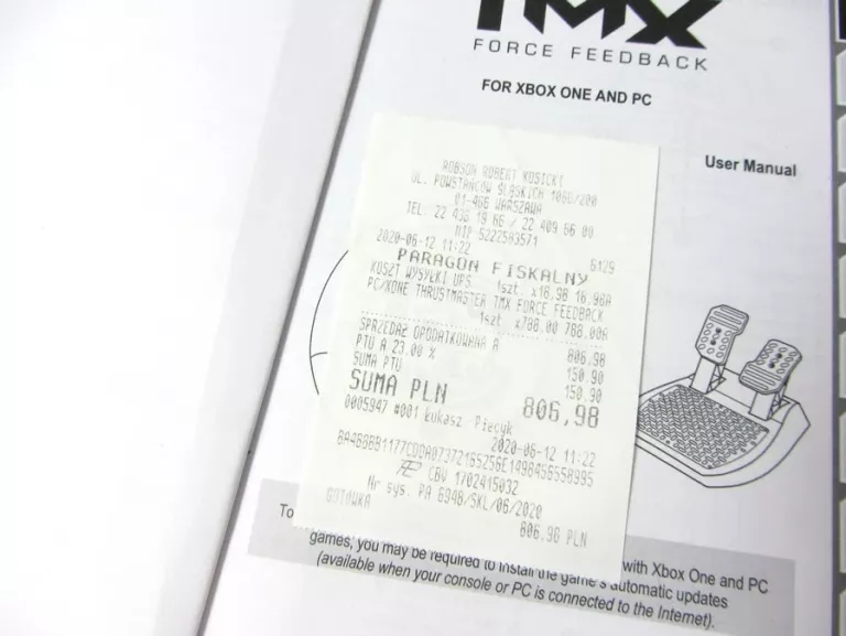 KIEROWNICA THRUSTMASTER TMX FORCE FEEDBACK