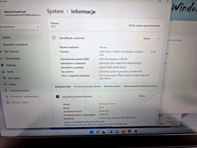 LENOVO IDEAPAD GAMING 3-15 I5/16GB/512 GTX1650TI