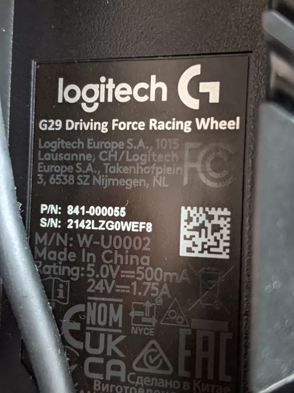 KIEROWNICA LOGITECH G29