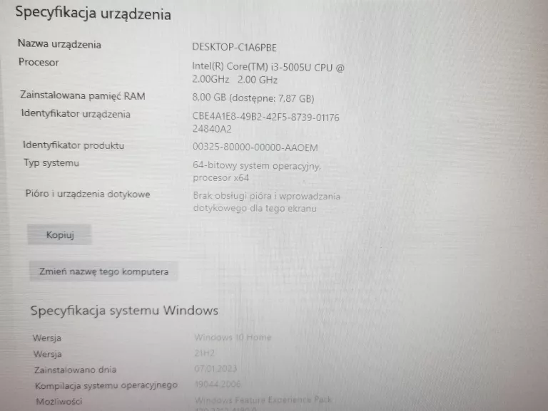 LAPTOP ASUS R556L I3-5005U 920M 8GB 120GB SSD