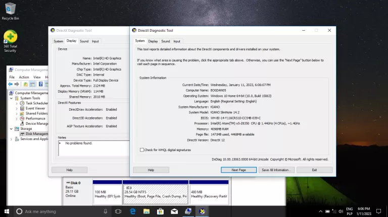 KIANO SLIMNOTE 14,1' 4/32 GB INTEL ATOM WIN10