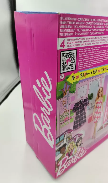 BARBIE DOMEK DLA LALEK KOMPAKTOWY ROZKŁADANY HCD4