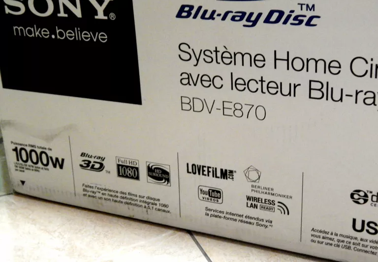 KINO DOMOWE 3D SONY BDV-E870