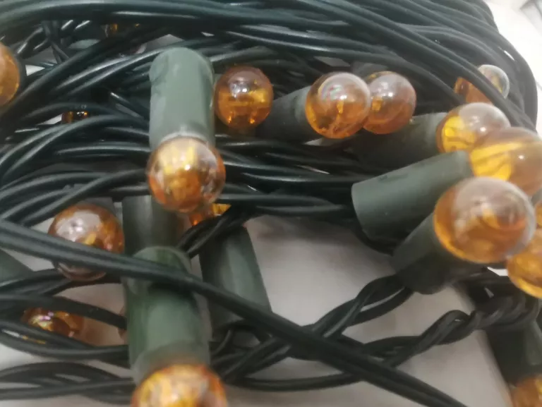 LAMPKI CHOINKOWE CIEPŁE( POMARAŃCZOWE)