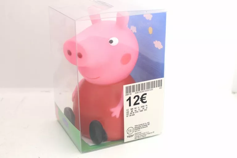 WSPANIAŁA LAMPKA NOCNA LED ŚWINKA PEPPA TEDI NEW