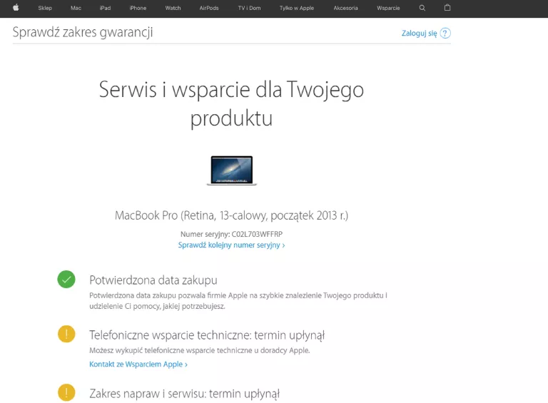 MACBOOK PRO RETINA 13" 2013 8/250GB KOMPLET!!