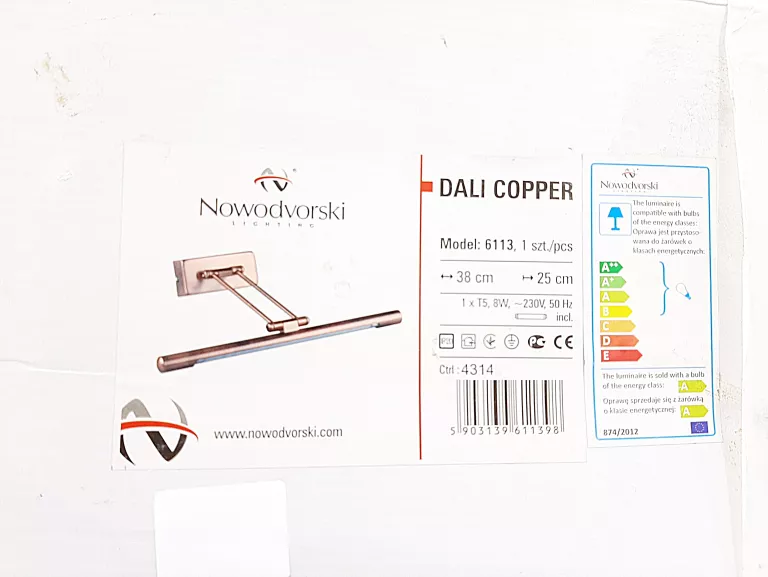 KINKIET DALI COPPER NOWODVORSKI