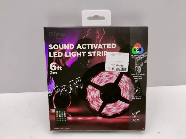 GLOW TAŚMA LED 2M SOUND ACTIVATED