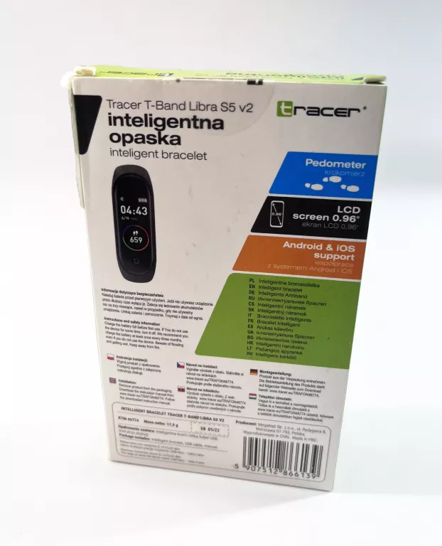 OPASKA SMARTBAND TRACER T-BAND LIBRA S5 V2