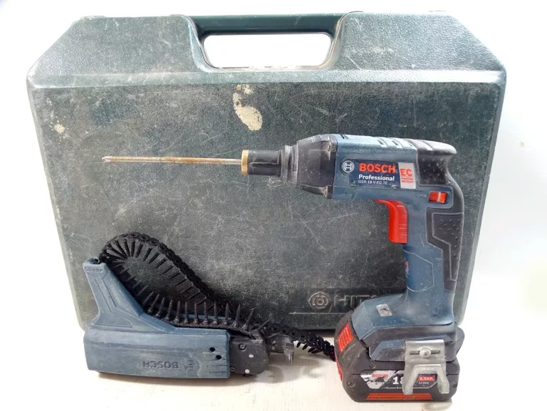 WKRĘTARKA BOSCH GSR 18 V-EC TE + MA 55 + AKU 4AH