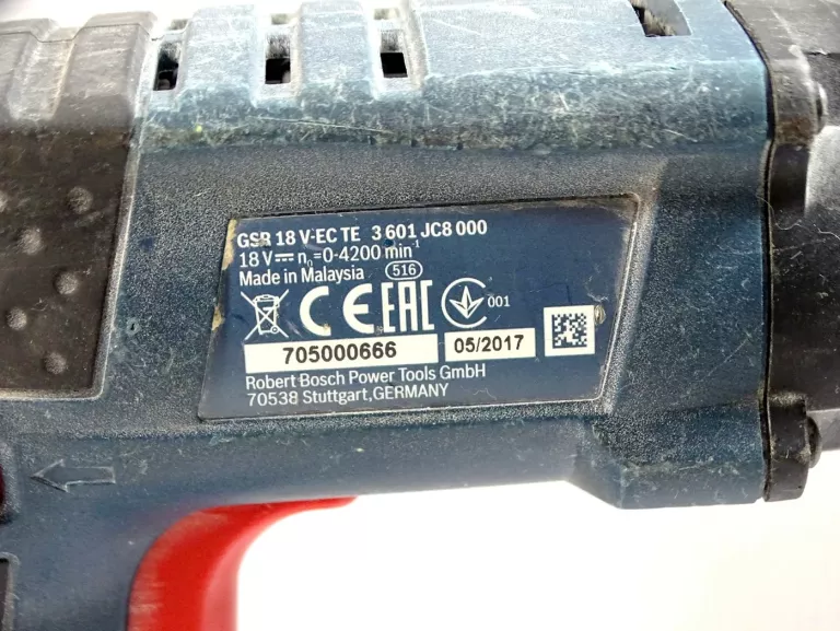 WKRĘTARKA BOSCH GSR 18 V-EC TE + MA 55 + AKU 4AH