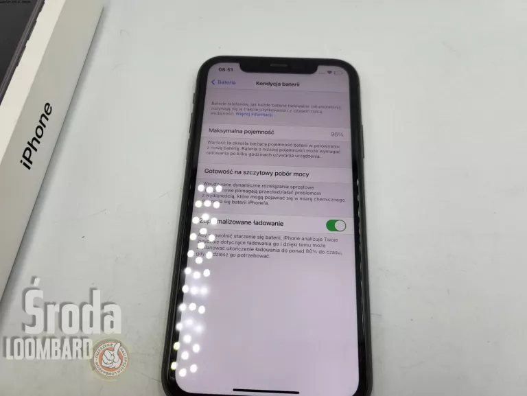 TELEFON APPLE IPHONE 11 64GB/KONDYCJA BATERII 95%