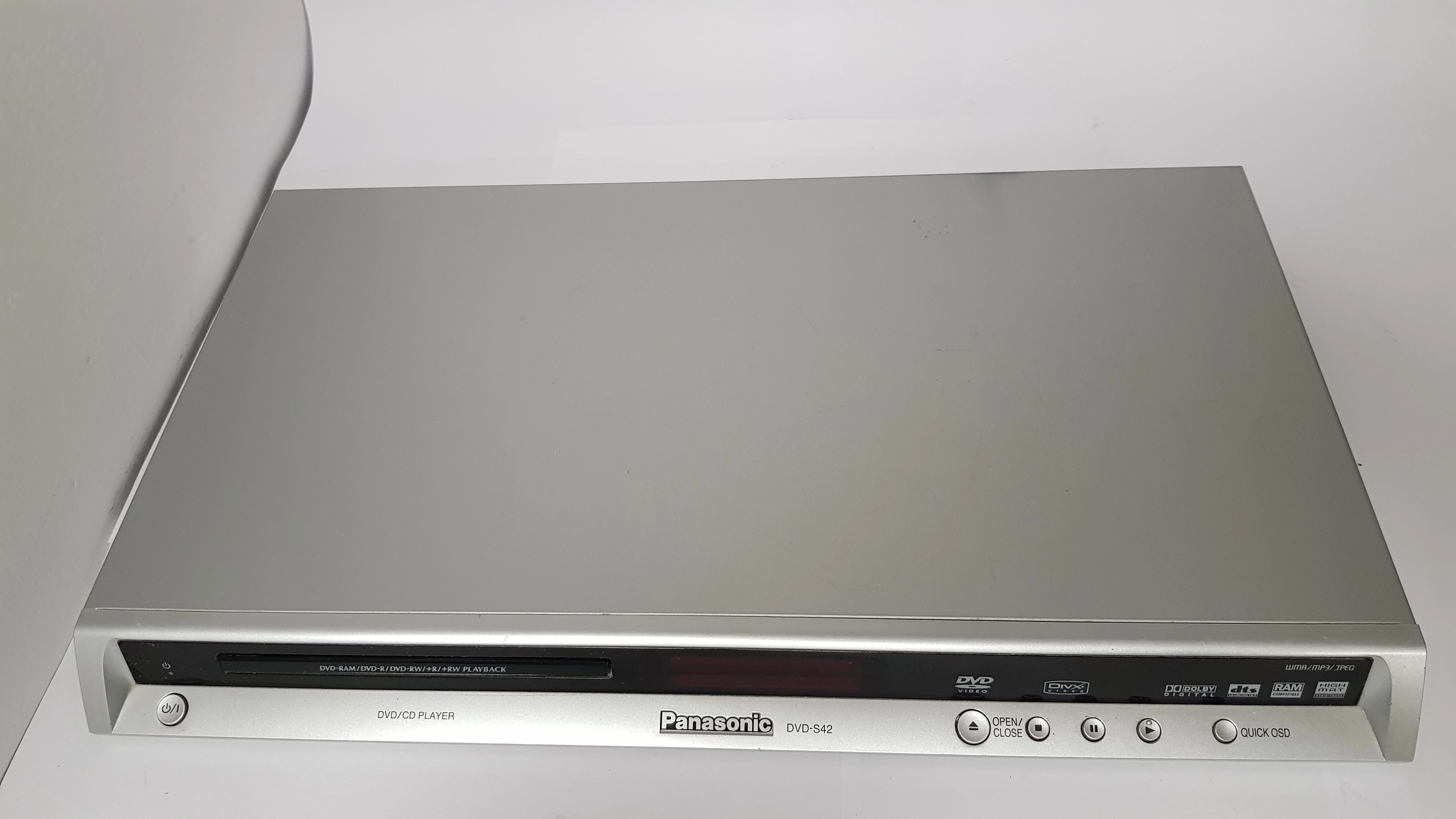 odtwarzacz-panasonic-dvd-s42-brak-pilota-stan-uzywany