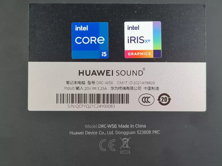 HUAWEI MATEBOOK E 12.6 OLED I5-1130G7 16GB 512GB