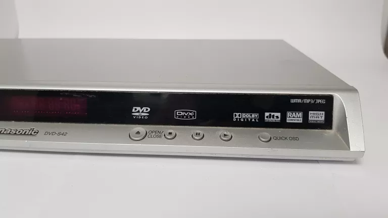 ODTWARZACZ PANASONIC DVD-S42 -BRAK PILOTA
