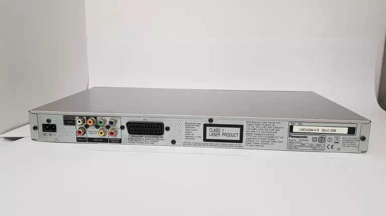 odtwarzacz-panasonic-dvd-s42-brak-pilota-model-dvd-s42