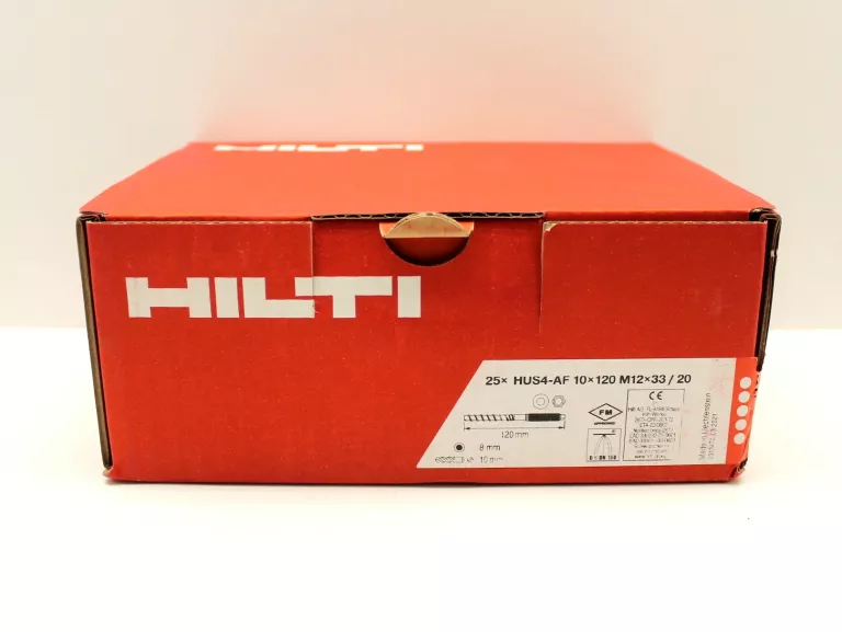 25X KOTWA WKRĘCANA HILTI HUS4-AF 10X120 M12