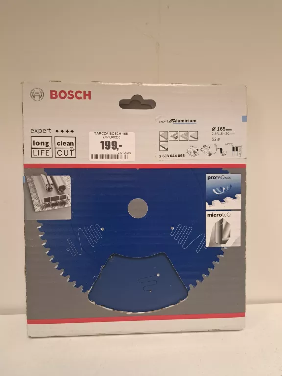 TARCZA BOSCH 165 2,6/1,6X200