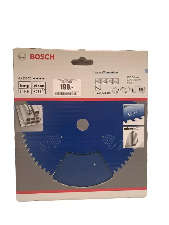 TARCZA BOSCH 165 2,6/1,6X200