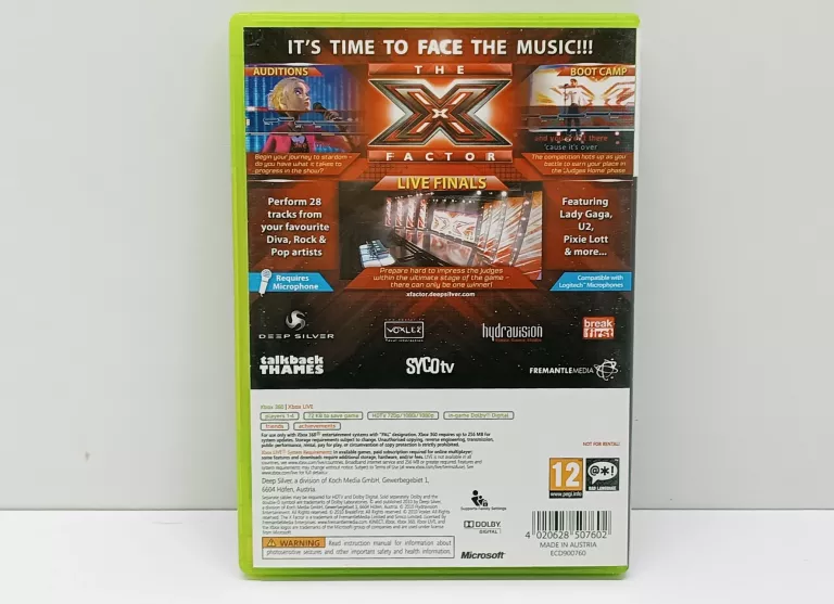 GRA XBOX 360 THE X FACTOR