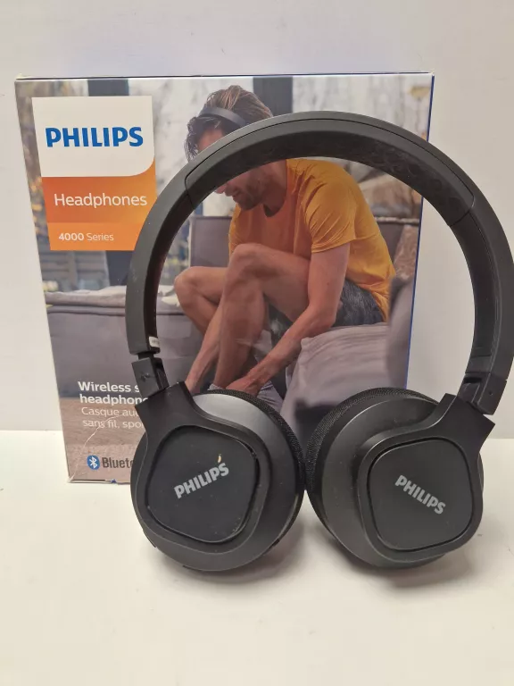 SŁUCHAWKI BEZPRZEWODOWE PHILIPS TAA4216BK