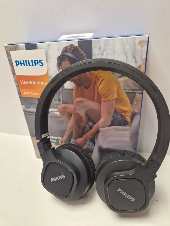 SŁUCHAWKI BEZPRZEWODOWE PHILIPS TAA4216BK