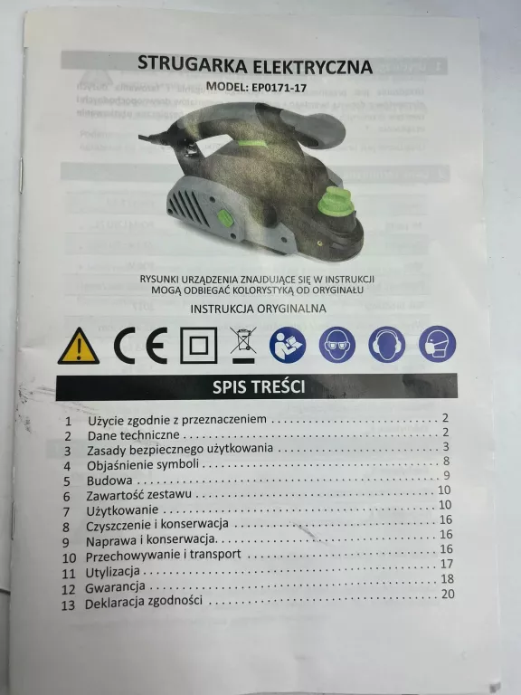 STRUGARKA ELEKTRYCZNA NITEO TOOLS EP0171-17
