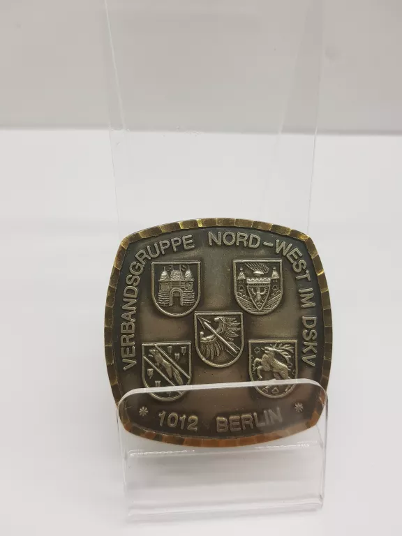 SREBNY MEDAL VERBANDSGRUPPE BERLIN 1012