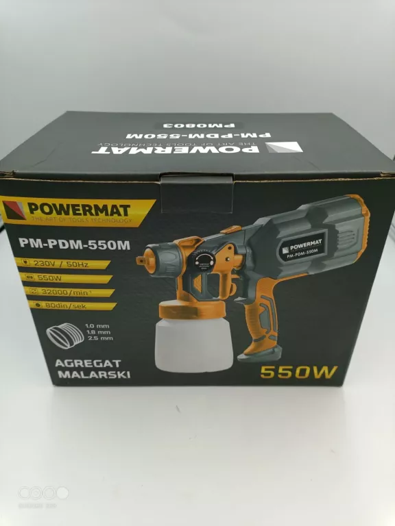 PISTOLET MALARSKI POWERMAT PM-PDM-550M KOMPLET