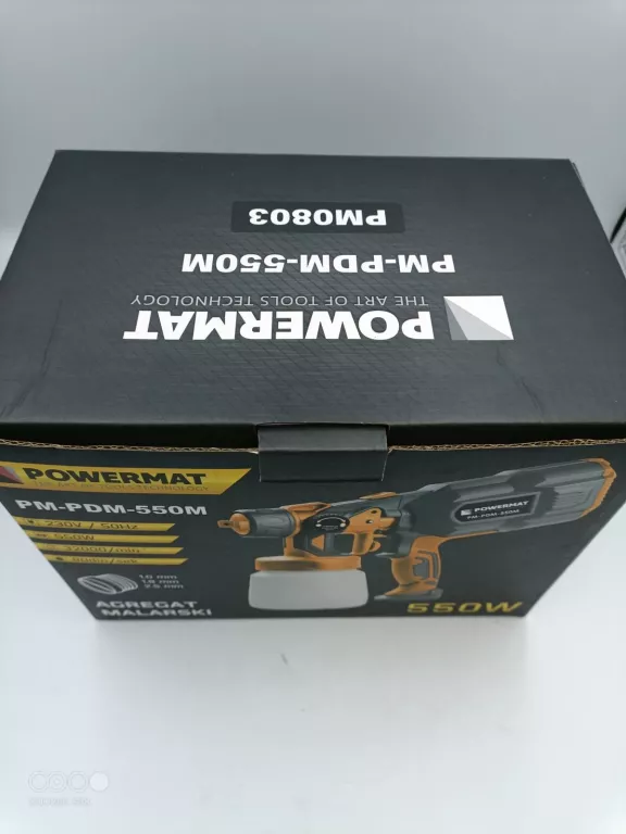 PISTOLET MALARSKI POWERMAT PM-PDM-550M KOMPLET