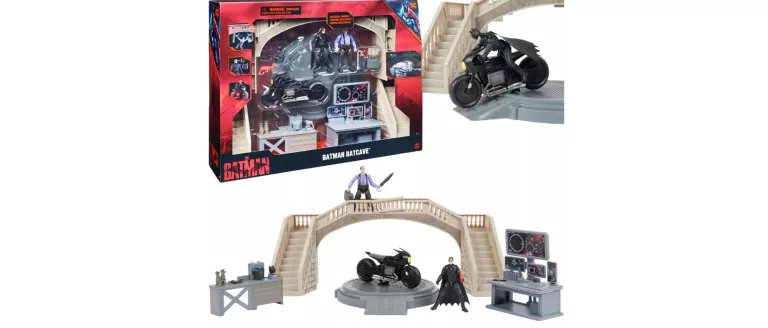 THE BATMAN JASKINIA BATCAVE PENGUIN POJAZD PINGWIN