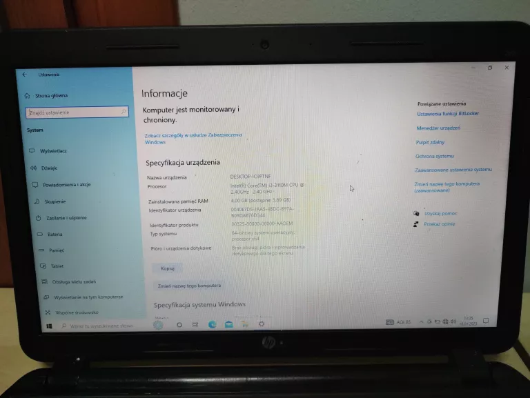 LAPTOP  HP  QCWB335  4GB RAM/300GB HDD/I3 OPIS!